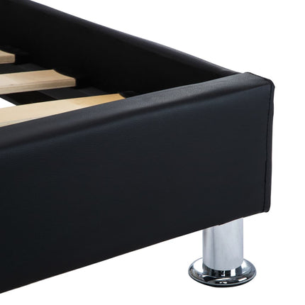 Cadre De Lit Avec Led Sans Matelas Similicuir