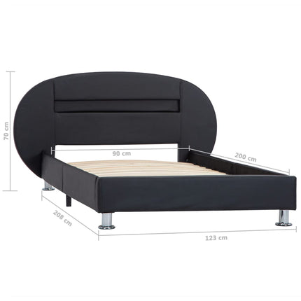 Cadre De Lit Avec Led Sans Matelas Similicuir