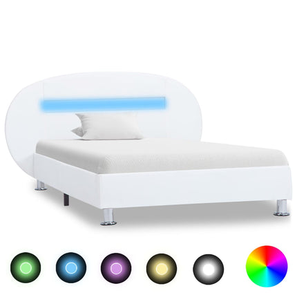 Cadre De Lit Avec Led Sans Matelas Similicuir