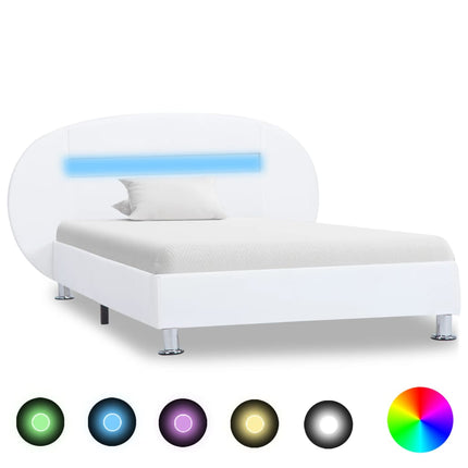 Cadre De Lit Avec Led Sans Matelas Similicuir