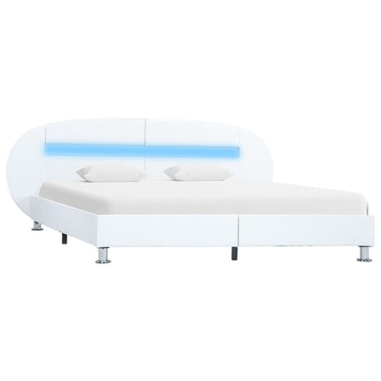 Cadre De Lit Avec Led Sans Matelas Similicuir
