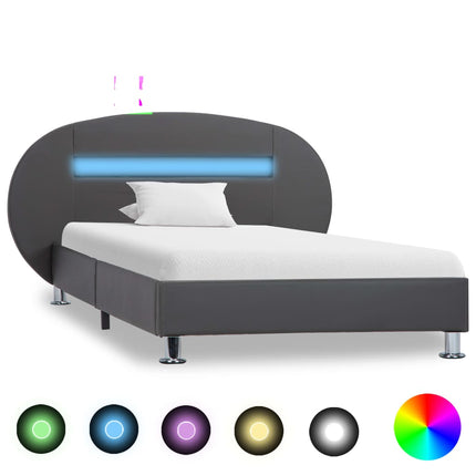 Cadre De Lit Avec Led Sans Matelas Similicuir