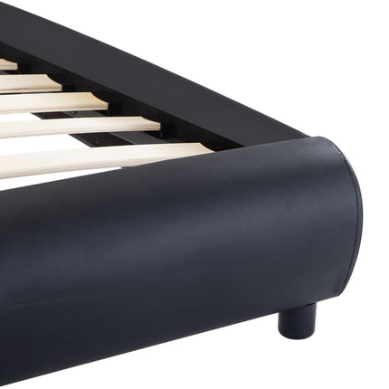 Cadre De Lit Avec Led Sans Matelas Similicuir