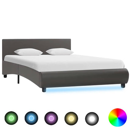 Cadre De Lit Avec Led Sans Matelas Similicuir