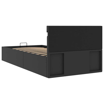 Cadre De Lit À Rangement Hydraulique Sans Matelas Avec Led