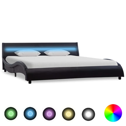 Cadre De Lit Avec Led Similicuir