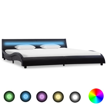 Cadre De Lit Avec Led Similicuir
