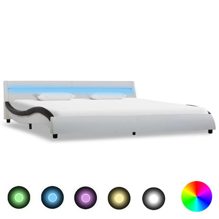 Cadre De Lit Avec Led Similicuir