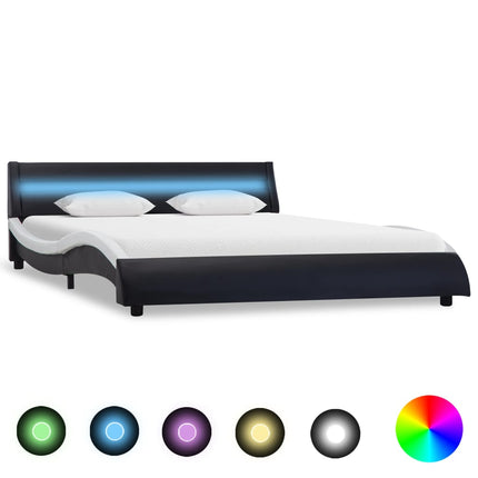 Cadre De Lit Avec Led Similicuir
