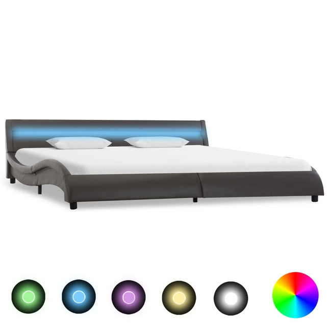 Cadre De Lit Avec Led Similicuir