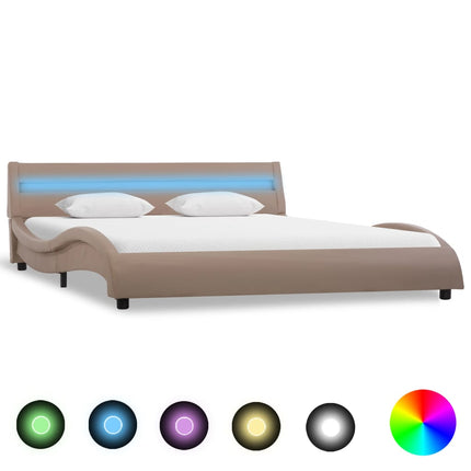 Cadre De Lit Avec Led Similicuir