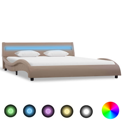 Cadre De Lit Avec Led Similicuir