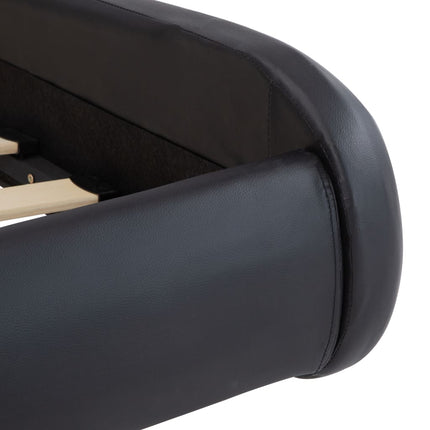 Cadre De Lit Avec Led Sans Matelas Similicuir
