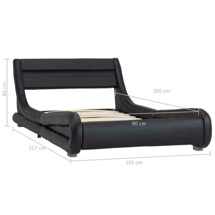 Cadre De Lit Avec Led Sans Matelas Similicuir