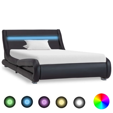 Cadre De Lit Avec Led Sans Matelas Similicuir