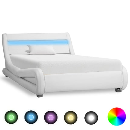 Cadre De Lit Avec Led Sans Matelas Similicuir