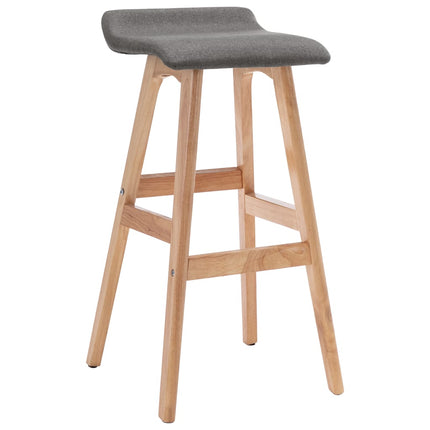 Chaise De Bar Gris Foncé Tissu