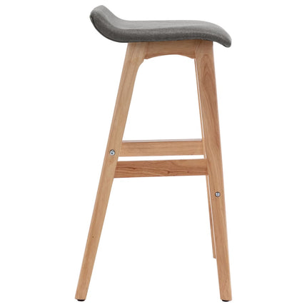 Chaise De Bar Gris Foncé Tissu