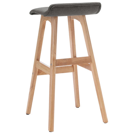 Chaise De Bar Gris Foncé Tissu