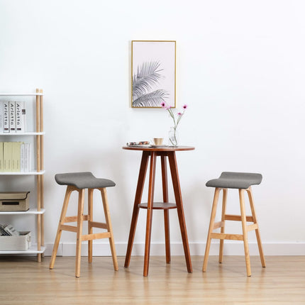 Chaise De Bar Gris Foncé Tissu