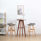 Chaise De Bar Gris Foncé Tissu
