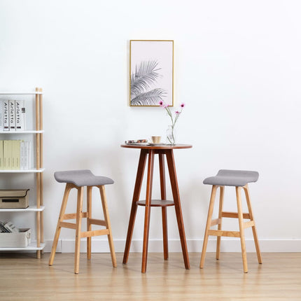 Chaise De Bar Gris Foncé Tissu