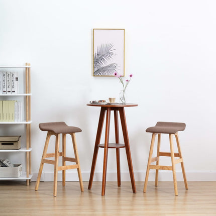 Chaise De Bar Gris Foncé Tissu