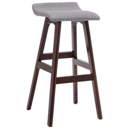 Chaise De Bar Gris Foncé Tissu