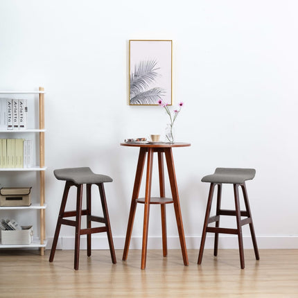 Chaise De Bar Gris Foncé Tissu