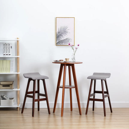 Chaise De Bar Gris Foncé Tissu