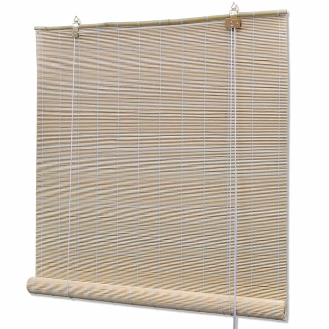 Stores À Rouleau Bambou Naturel 2 Pcs 120X160 Cm