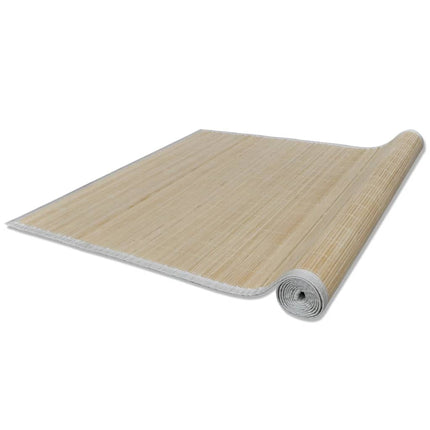 Tapis Rectangulaires Bambou Naturel 2 Pcs 120X180 Cm