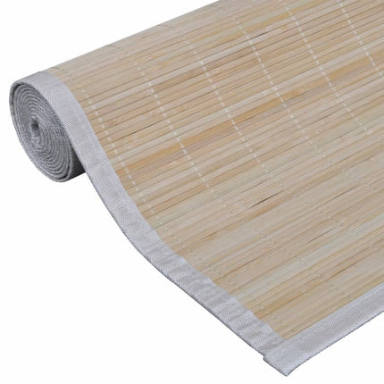 Tapis Rectangulaires Bambou Naturel 2 Pcs 120X180 Cm