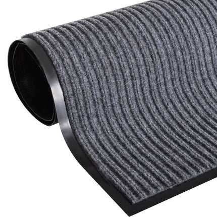 Paillassons 2 Pcs Pvc Gris 90X60 Cm