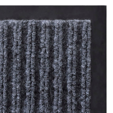 Paillassons 2 Pcs Pvc Gris 90X60 Cm