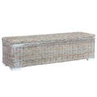 Boîte De Rangement 120 Cm Rotin Naturel Kubu Et Manguier