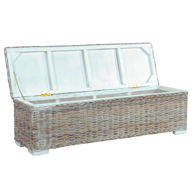 Boîte De Rangement 120 Cm Rotin Naturel Kubu Et Manguier