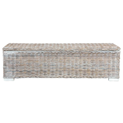 Boîte De Rangement 120 Cm Rotin Naturel Kubu Et Manguier