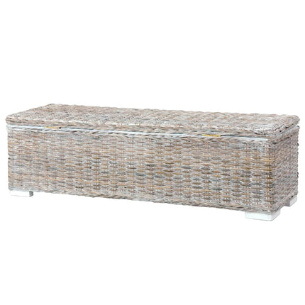 Boîte De Rangement 120 Cm Rotin Naturel Kubu Et Manguier