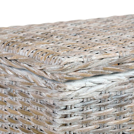 Boîte De Rangement 120 Cm Rotin Naturel Kubu Et Manguier