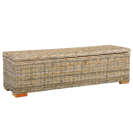 Boîte De Rangement 120 Cm Rotin Naturel Kubu Et Manguier