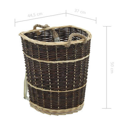 Sac À Dos Bois De Chauffage Sangles De Transport 44,5X37X50 Cm
