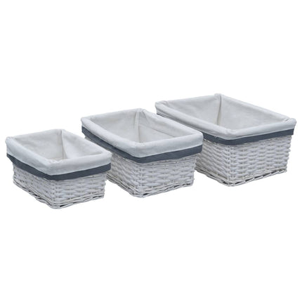 Ensemble De Paniers Gigognes 3 Pcs Saule
