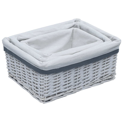 Ensemble De Paniers Gigognes 3 Pcs Saule