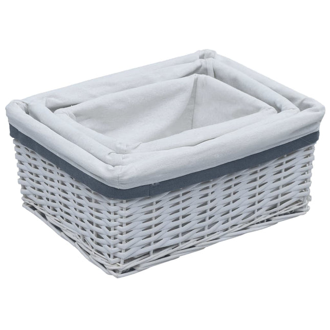 Ensemble De Paniers Gigognes 3 Pcs Saule
