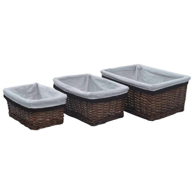 Ensemble De Paniers Gigognes 3 Pcs Saule