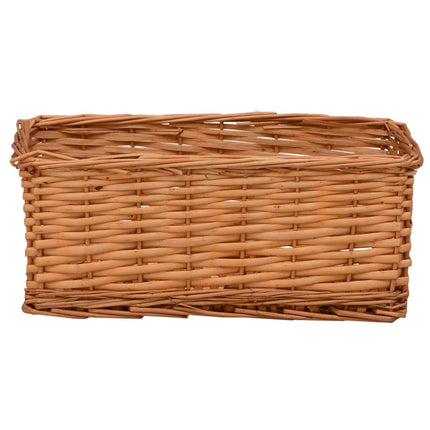 Ensemble De Paniers Gigognes 4 Pcs Marron Saule