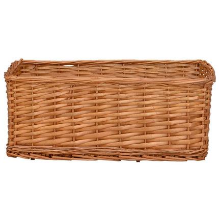 Ensemble De Paniers Gigognes 4 Pcs Marron Saule