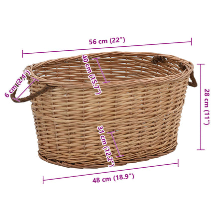 Panier À Bois De Chauffage Poignées De Transport