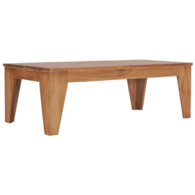 Table Basse 120X60X40 Cm Bois De Teck Solide